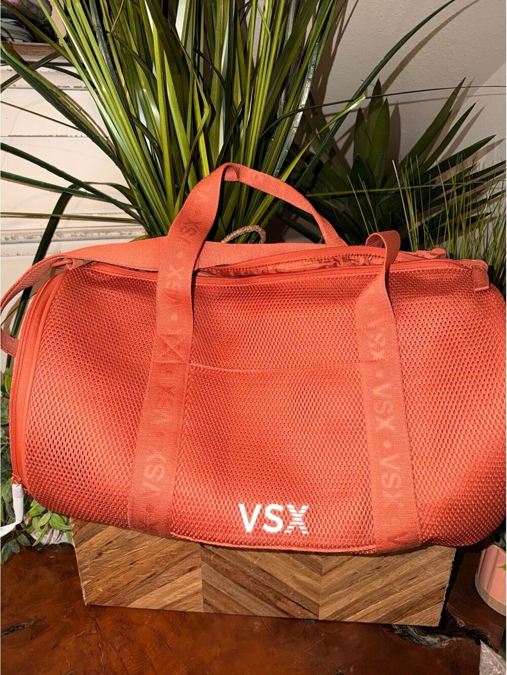 VSX Orange Mesh Duffle Bag